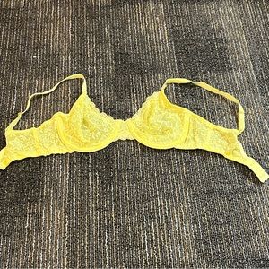 Secret treasures Yellow Lace Underwire Bra